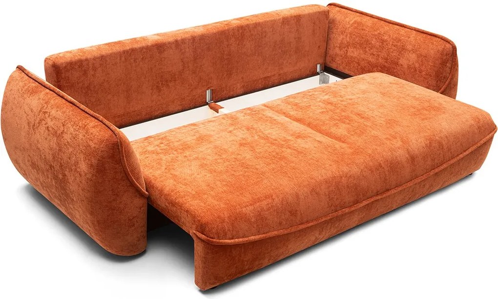 Canapea lemn masiv Umea Extensibila, 257 × 108 × 92 cm