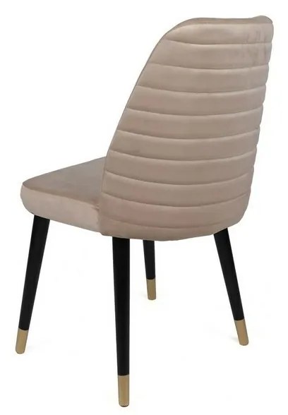 Set de scaune de sufragerie Hugo Cream and Black,2 buc.