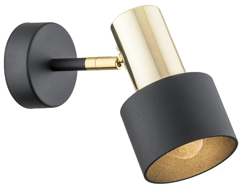 Aplica Spot modern design minimalist DORIA negru/alama