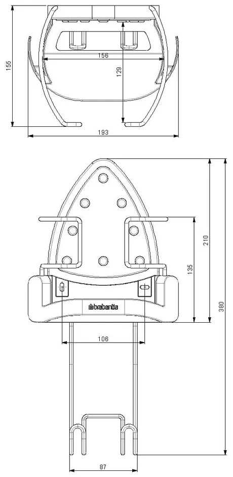 Suport pentru masă și mașină de călcat – Brabantia