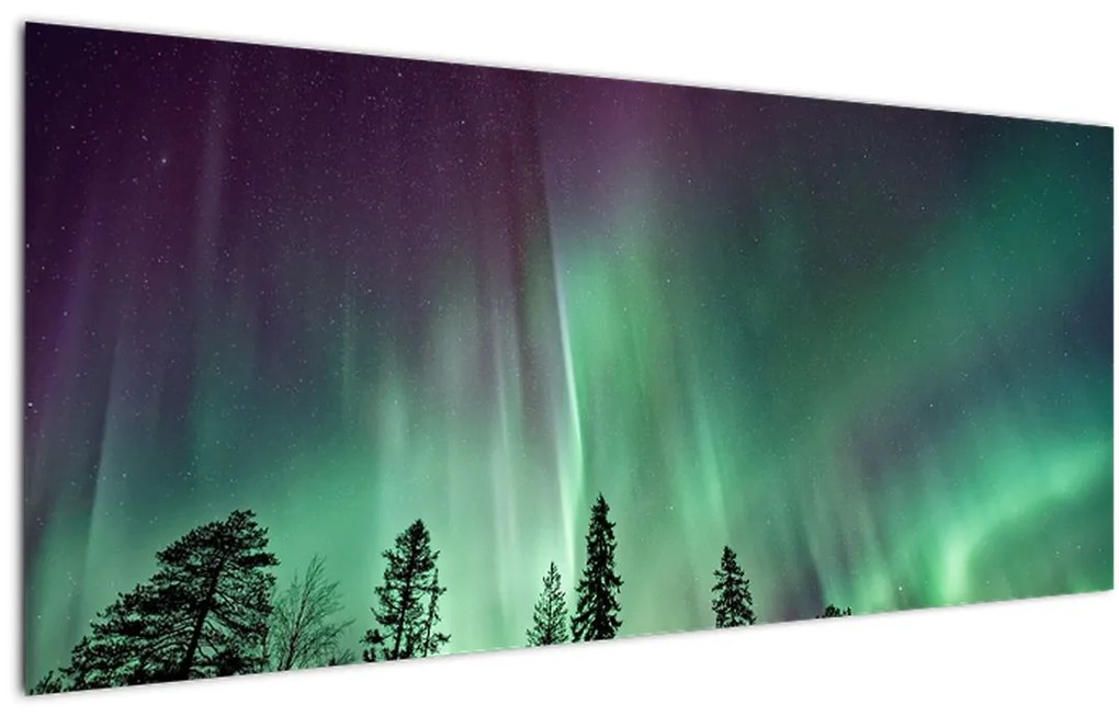 Tablou cu Northern Lights (120x50 cm)