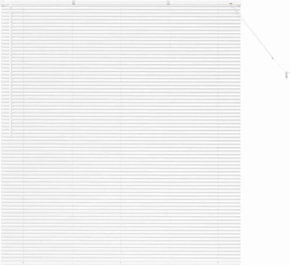 vidaXL Jaluzele venetiene Manual Alb 175 x 160 cm Aluminiu
