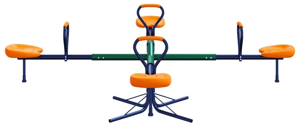 Balansoar rotativ la 360 de grade cu 4 locuri, otel