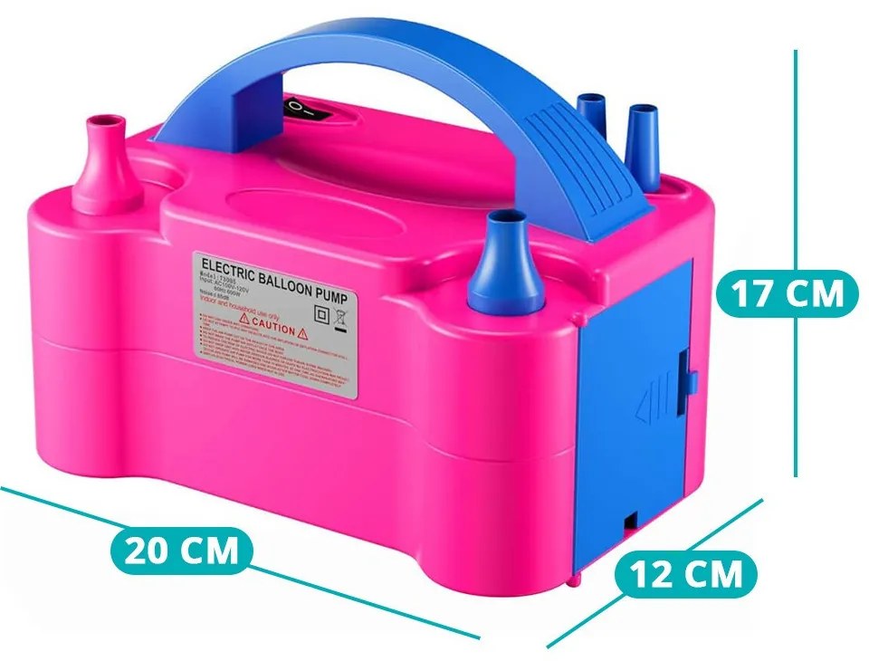 Pompa electrica pentru umflat baloane