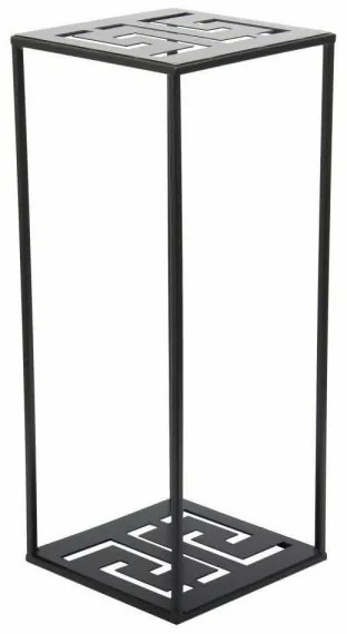 Suport pentru flori 60x24 cm, negru