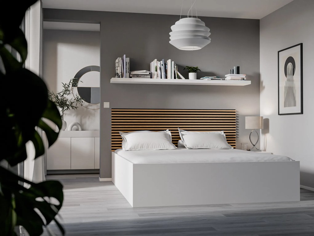 Panou decorativ cu lamele TIMBER, decor stejar Dimensiuni: 200 x 60 cm