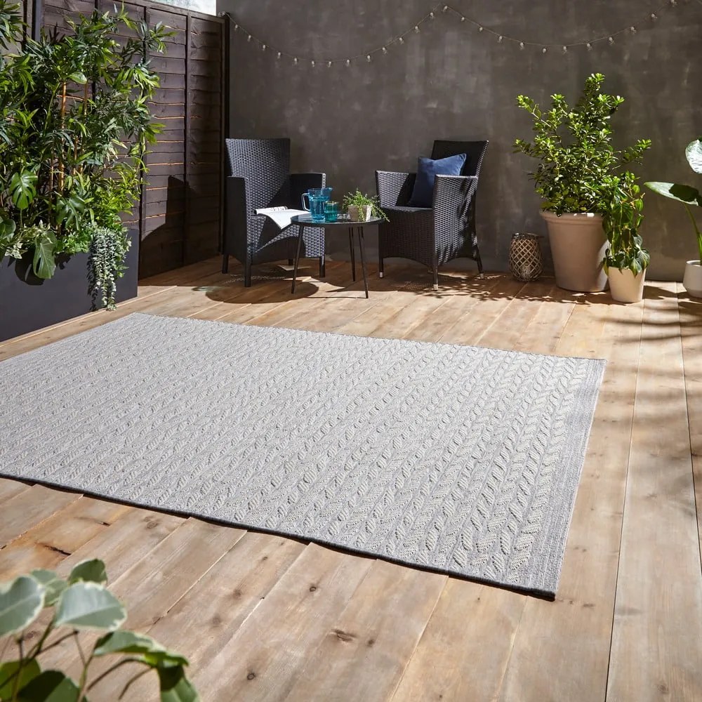 Covor de exterior gri 220x160 cm Coast - Think Rugs