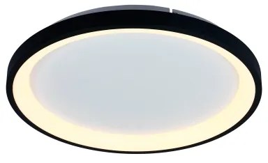 Brilagi - Plafonieră LED dimabilă FALCON SLIM LED/42W/230V Ø 50 cm neagră + telecomandă