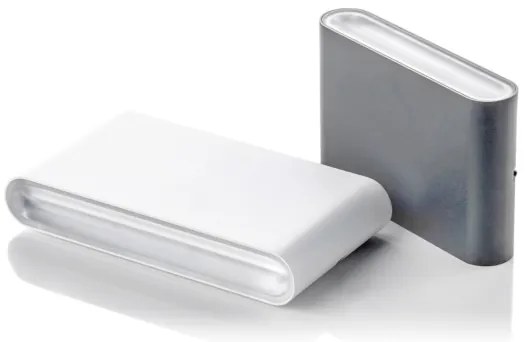 LED2 - Aplica de perete LED exterior FLAT 2xLED/3W/230V IP65 negru