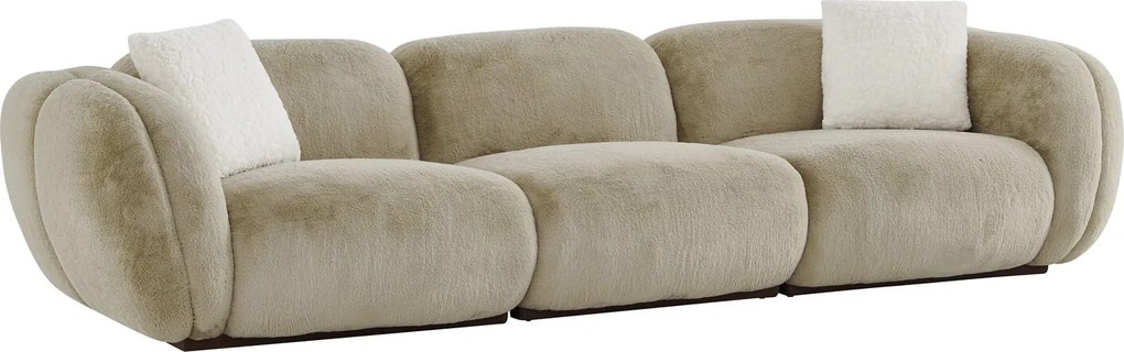 Canapea dumonde cu sezut confortabil din spuma high-density Eternity 318x112 cm