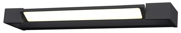 Aplica LED pentru baie directionabila 4000K Dali 60 neagra