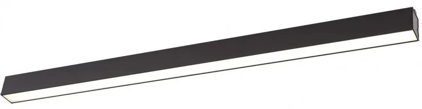 Plafoniera LED dimabila design modern LINEAR, 4000K negru C0175D MX