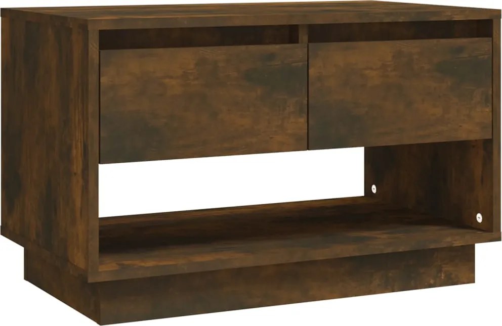 vidaXL Comodă TV, stejar fumuriu, 70x41x44 cm, PAL