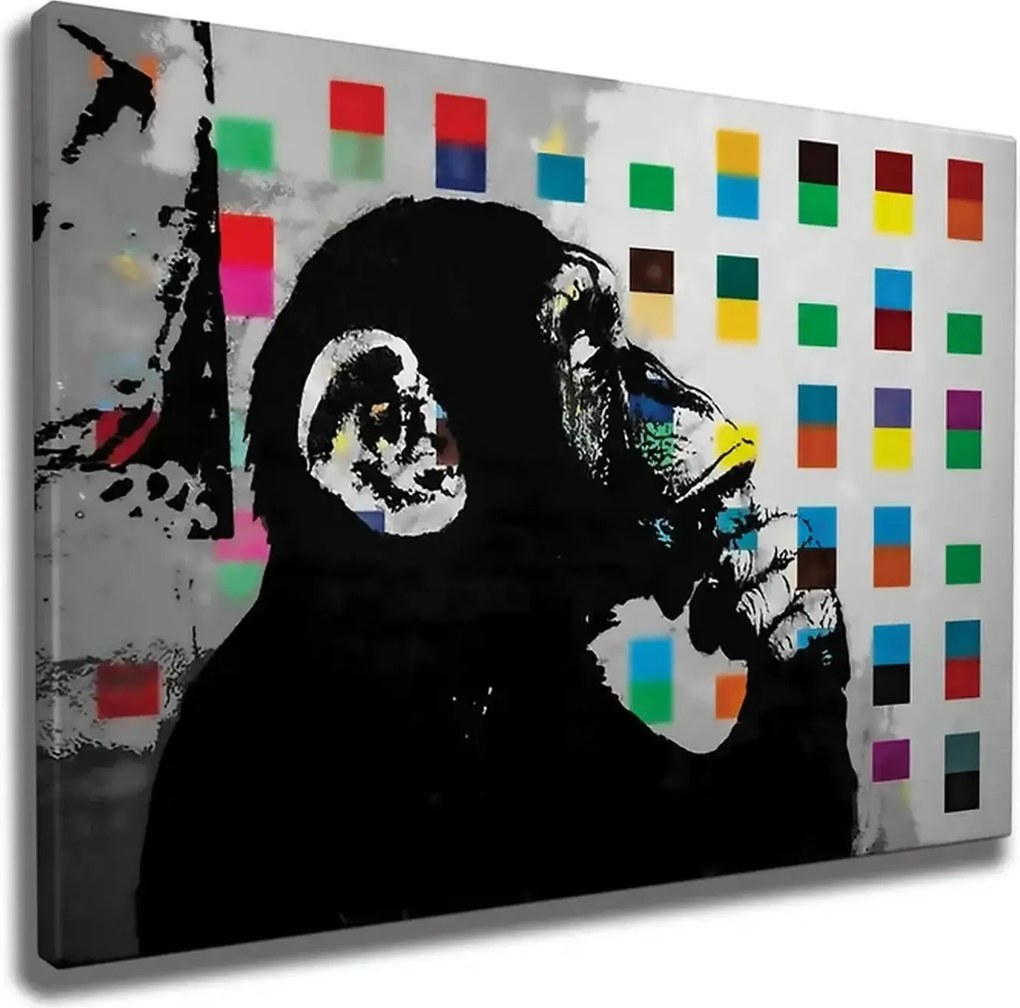 Tablou WY162, multicolor, panza, 100x70  cm