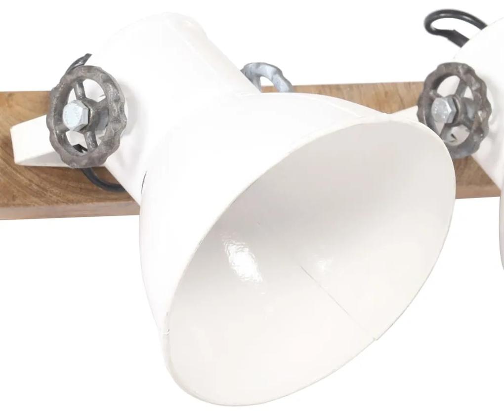 Lampa de perete industriala, alb, 90 x 25 cm, E27 1, Alb, 4 la rand