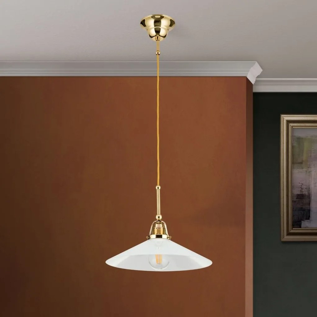 Lustra, Pendul realizat manual design rustic ARTDESIGN, alama lucioasa