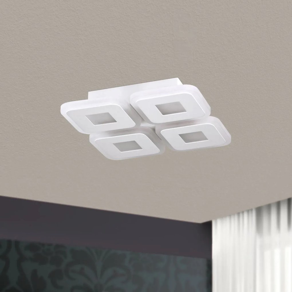 Plafoniera LED dimabila design modern Domino 27x27cm