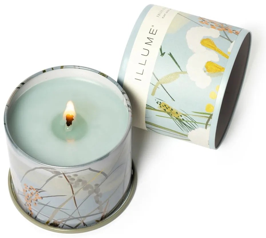 Lumânare parfumată timp de ardere 50 h Fresh Sea Salt – ILLUME x Bloomingville