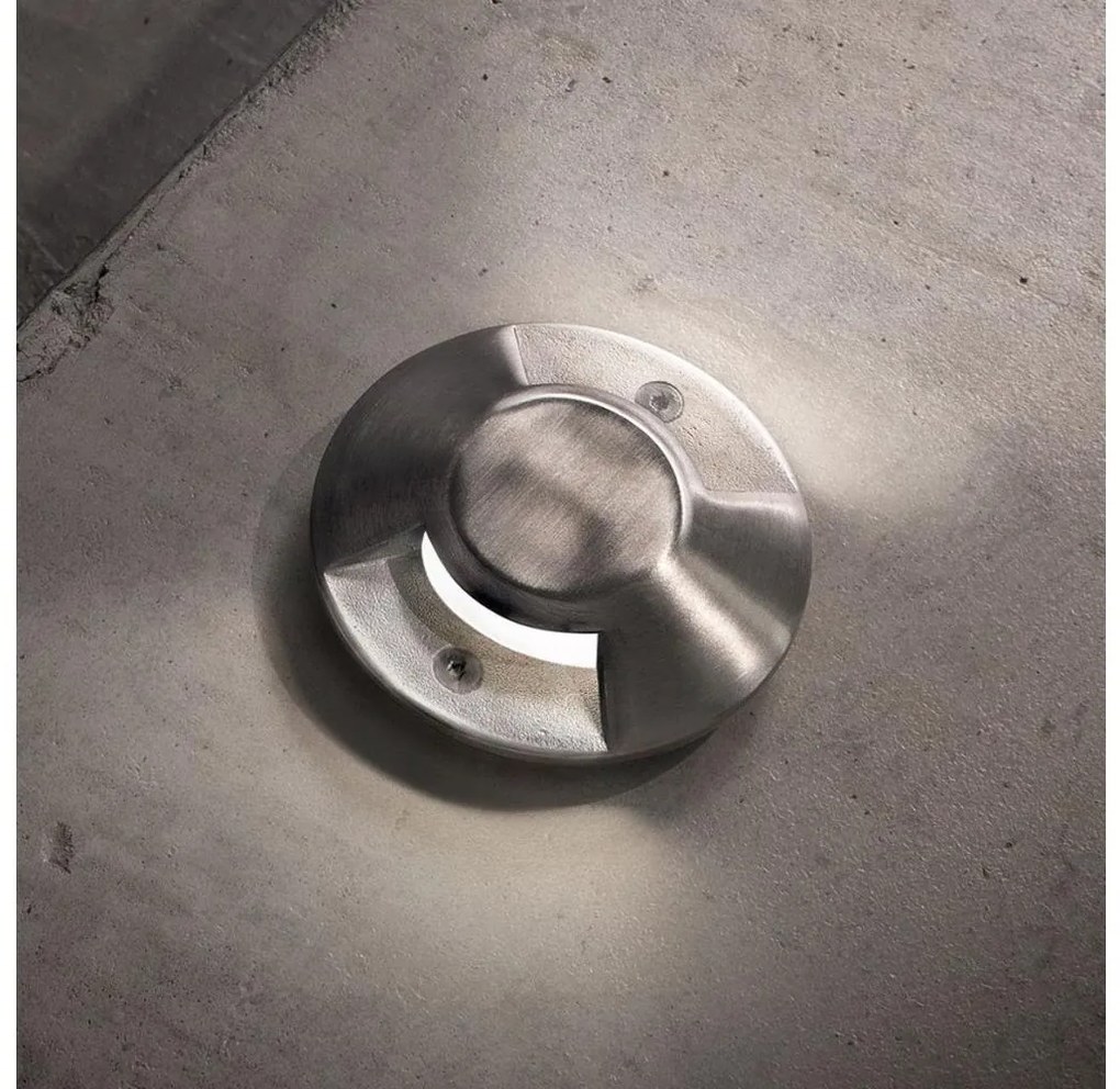 Corp de iluminat LED pentru căi de acces Ideal Lux ROCKET LED/3W/230V CRI 90 IP65 crom mat