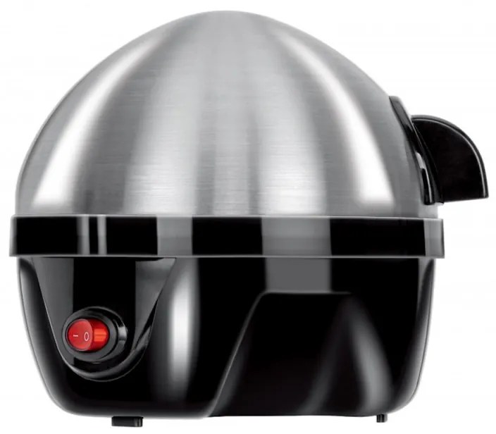 Aparat fierbere oua Rosberg R51982C, 350W, 7 oua, Oprire automata cu semnal, Otel inoxidabil, Negru/Inox