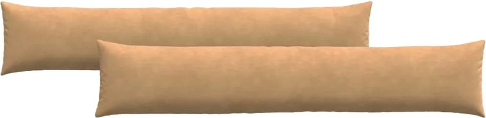 vidaXL Perne pentru canapea 2 pcs Maro 200 x 40 cm