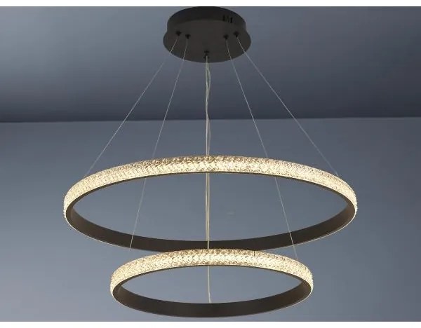 Lustră LED dimabilă pe cablu LED/65W/230V 3000-6500K + telecomandă