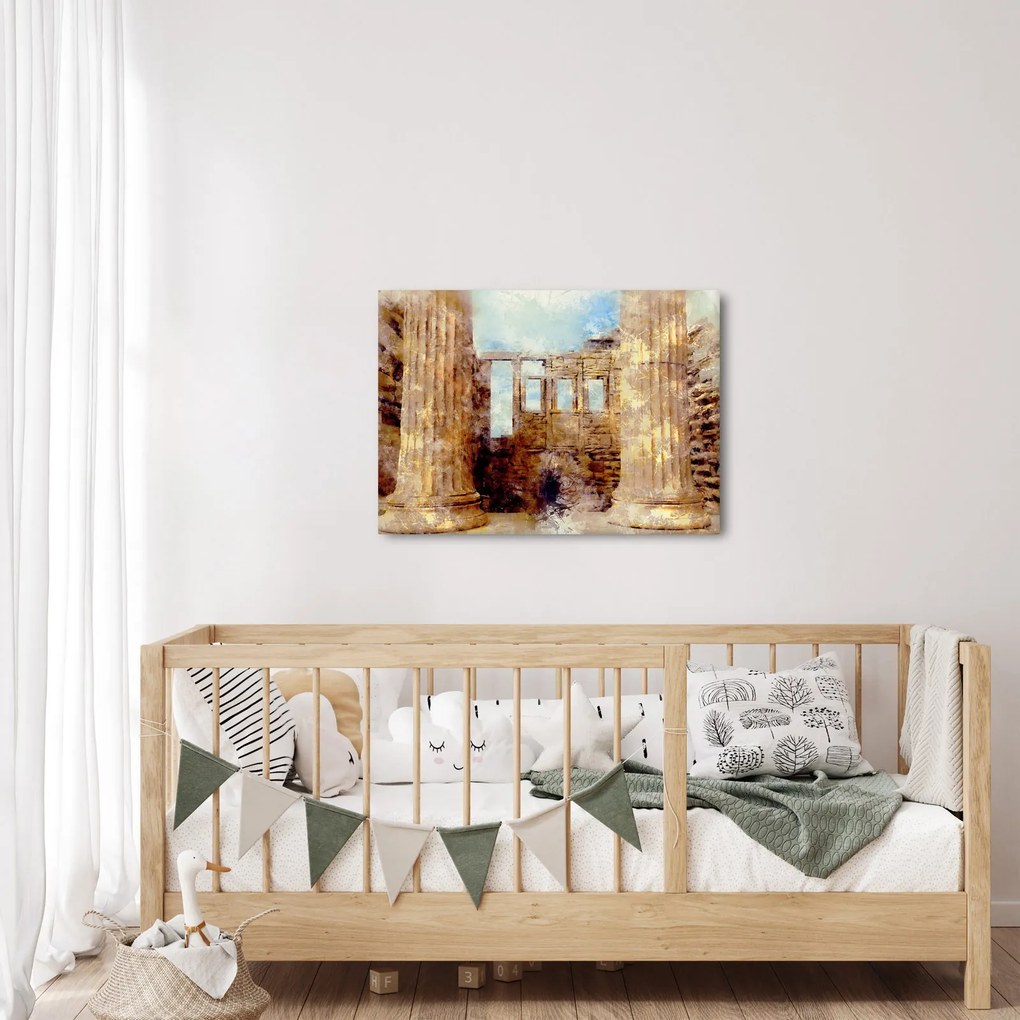 Tablou - Erechtheion, Atena, Grecia (70x50 cm)