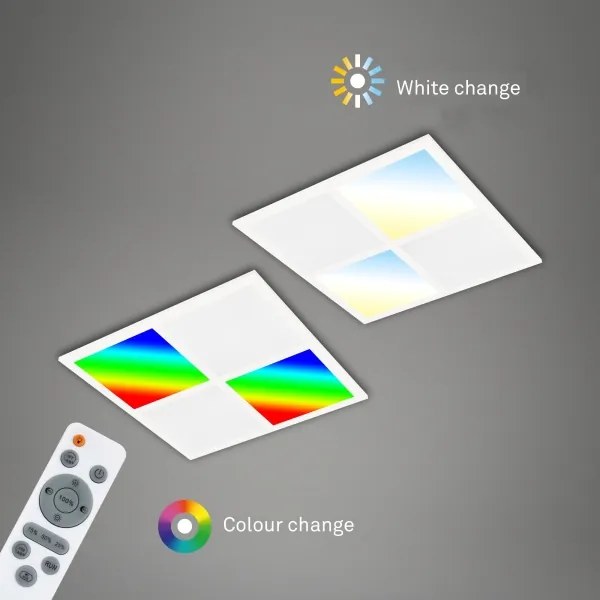 Plafonieră LED RGB dimabilă LED/24W/230V Briloner 7387-016 + telecomandă