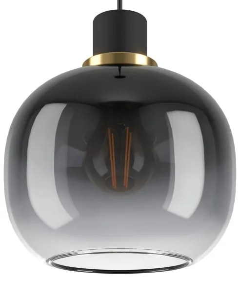 Lustră pe cablu OILELLA 3xE27/40W/230V gri Eglo 99617