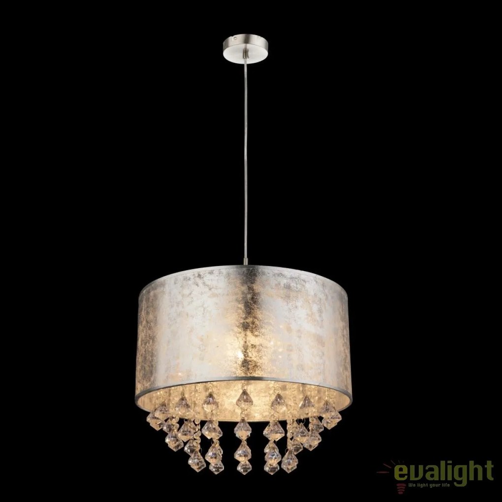 Lustra / Pendul design modern Amy argintiu 15188H3 GL