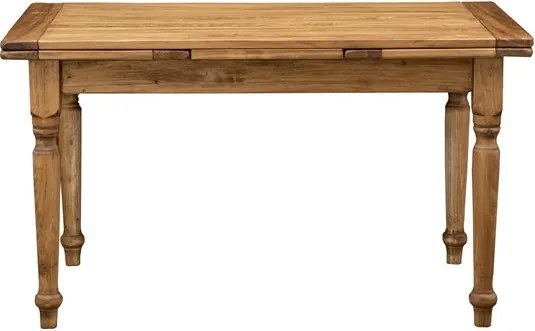 Masa extensibila, L140(240) 80 H80 cm, natur antichizat, lemn masiv