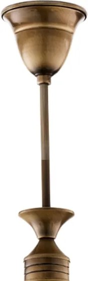 Brilagi - Lustra cu tijă TAURUS 3xE27/15W/230V Ø 70 cm bronz