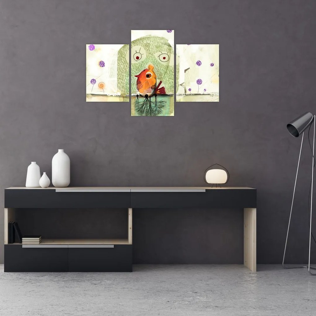 Tablou - Sufletul unei păsări (90x60 cm)