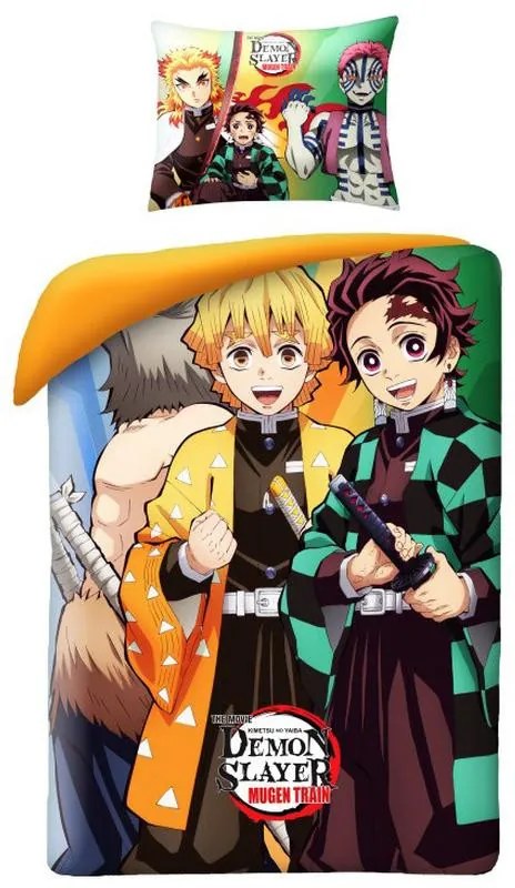 Demon Slayer Hunters set de lenjerie de pat 140×200cm, 70×90 cm
