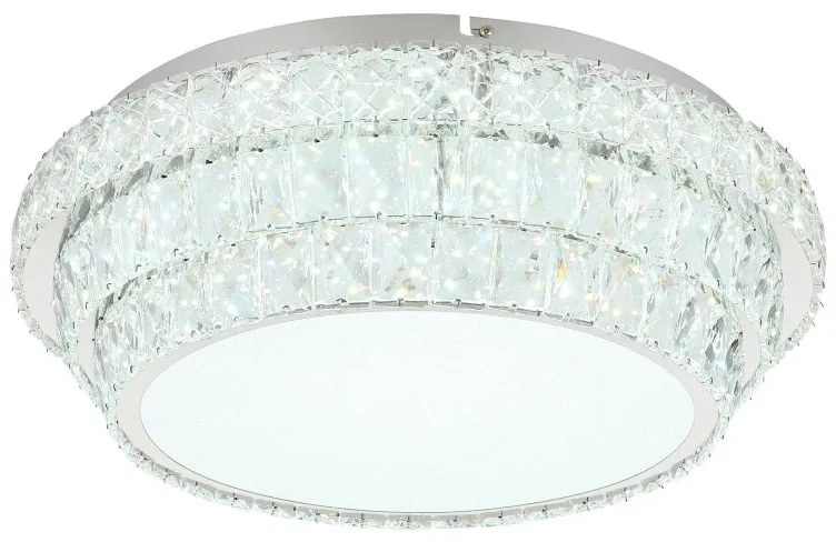 Lustra aplicata, Cristale K5, LED CCT, Telecomanda KLARA 50cm 68157-48 GL