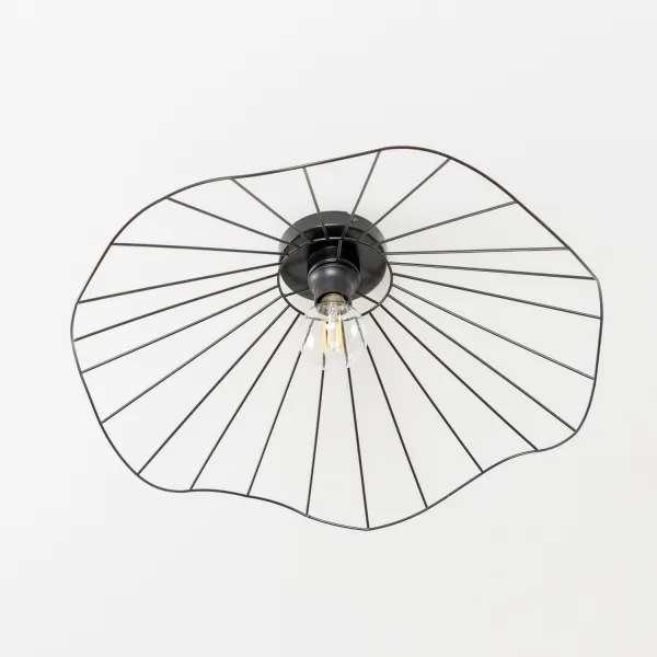 Brilagi - Lustră LED montată pe tavan CERIA WIRE 1xE27/40W/230V diam. 60 cm negru