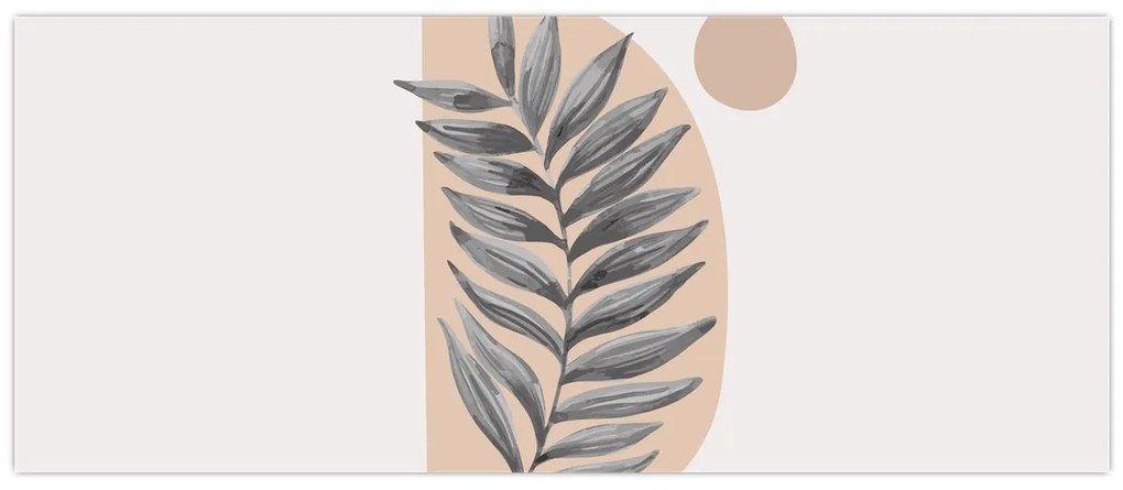 Tablou - Foaie ilustrată N⁰1 (120x50 cm)