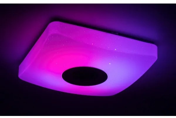 Rabalux - Plafonieră LED RGB dimmabilă cu difuzor, 18W/230V + telecomandă