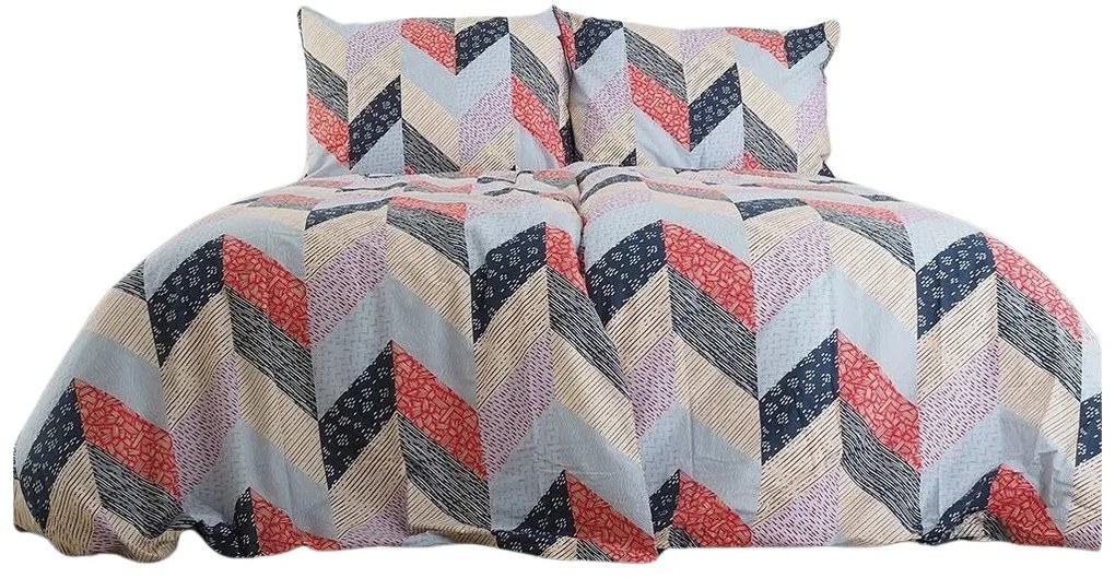 Lenjerie din bumbac Renforce NICE colorata Dimensiune lenjerie de pat: 2 buc 70 x 90 cm | 200 x 220 cm