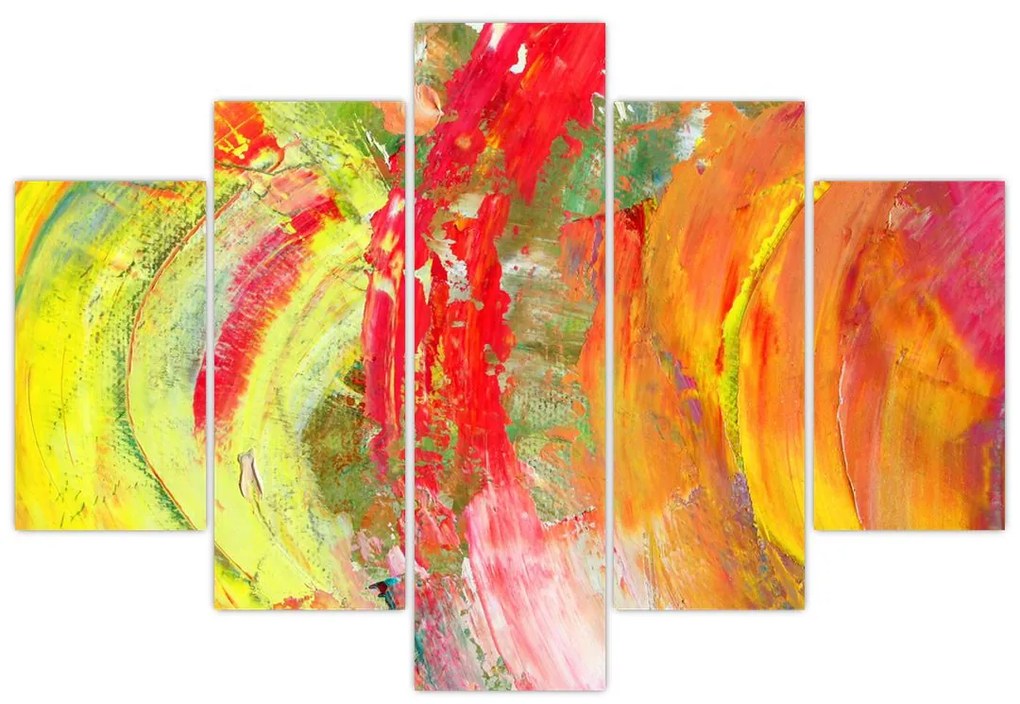 Tablou cu abstracție- pictura (150x105 cm)