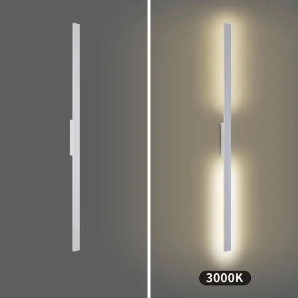 BRILAGI - aplică de perete LED pentru exterior LUNA LED/30W/230V 3000K IP65 150 cm albă CRI 90