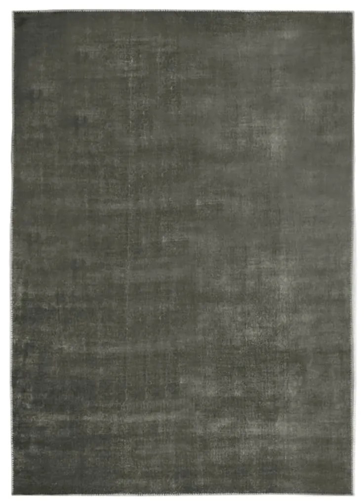 Covor lavabil pliabil, gri taupe, 160x230 cm, poliester Gri taupe, 160 x 230 cm