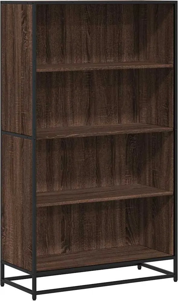 vidaXL Bibliotecă, stejar maro, 80,5x35x139 cm, lemn prelucrat