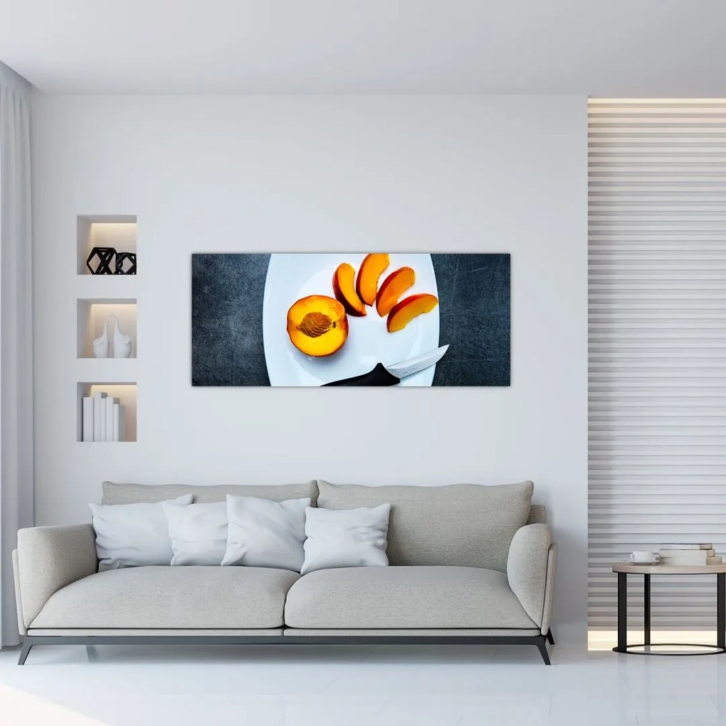 Tabloul cu piersică (120x50 cm)