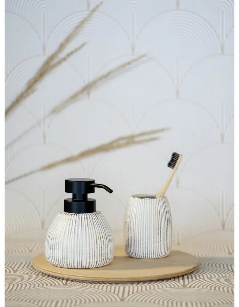 Dozator de săpun lichid alb din ceramică 500 ml Pascoli – Wenko