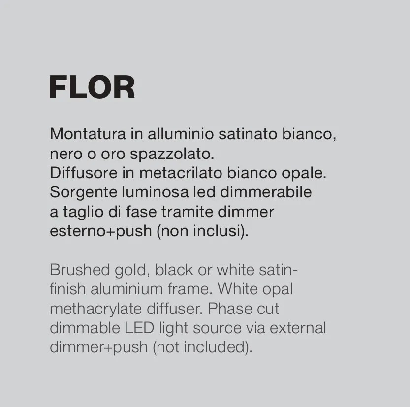 Plafoniera LED design circular FLOR 60cm alb, negru sau auriu