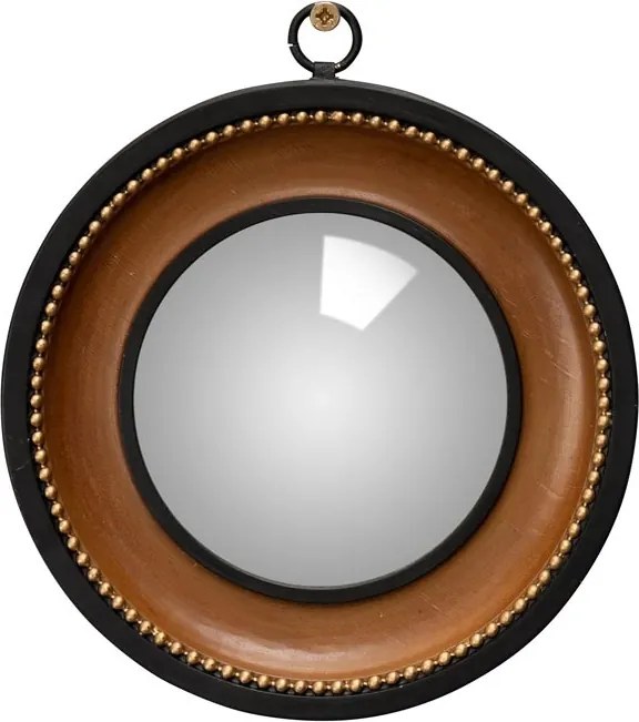 Oglinda decorativa convexa, din rasina, Clock Style
