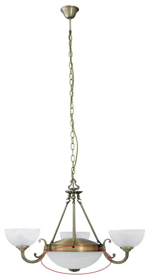 Abajur de rezervă din sticlă pentru lustră Rabalux MARLENE E27