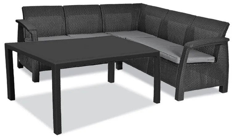 Set de mobilier de grădină Corfu Relax cu masă melodică