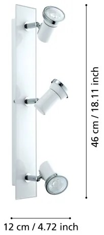 Eglo 95994 - LED Baie Lampa spot TAMARA 1 3xGU10-LED/3,3W/230V